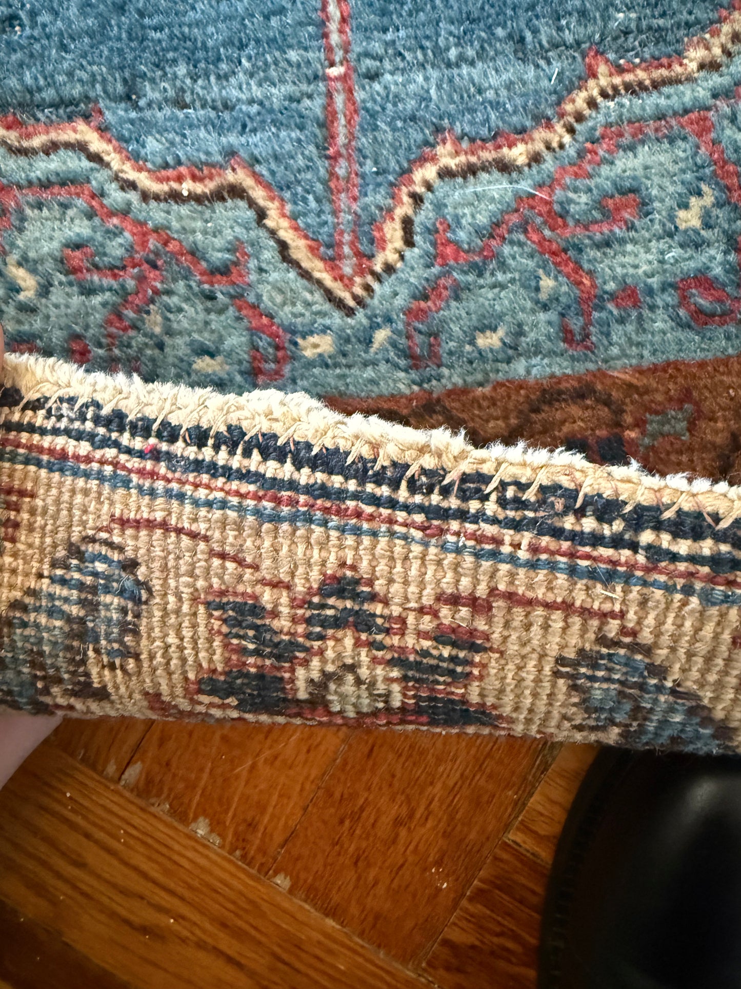 Antique Hand-Knotted Persian Prayer Rug 3’6” x 2’5”