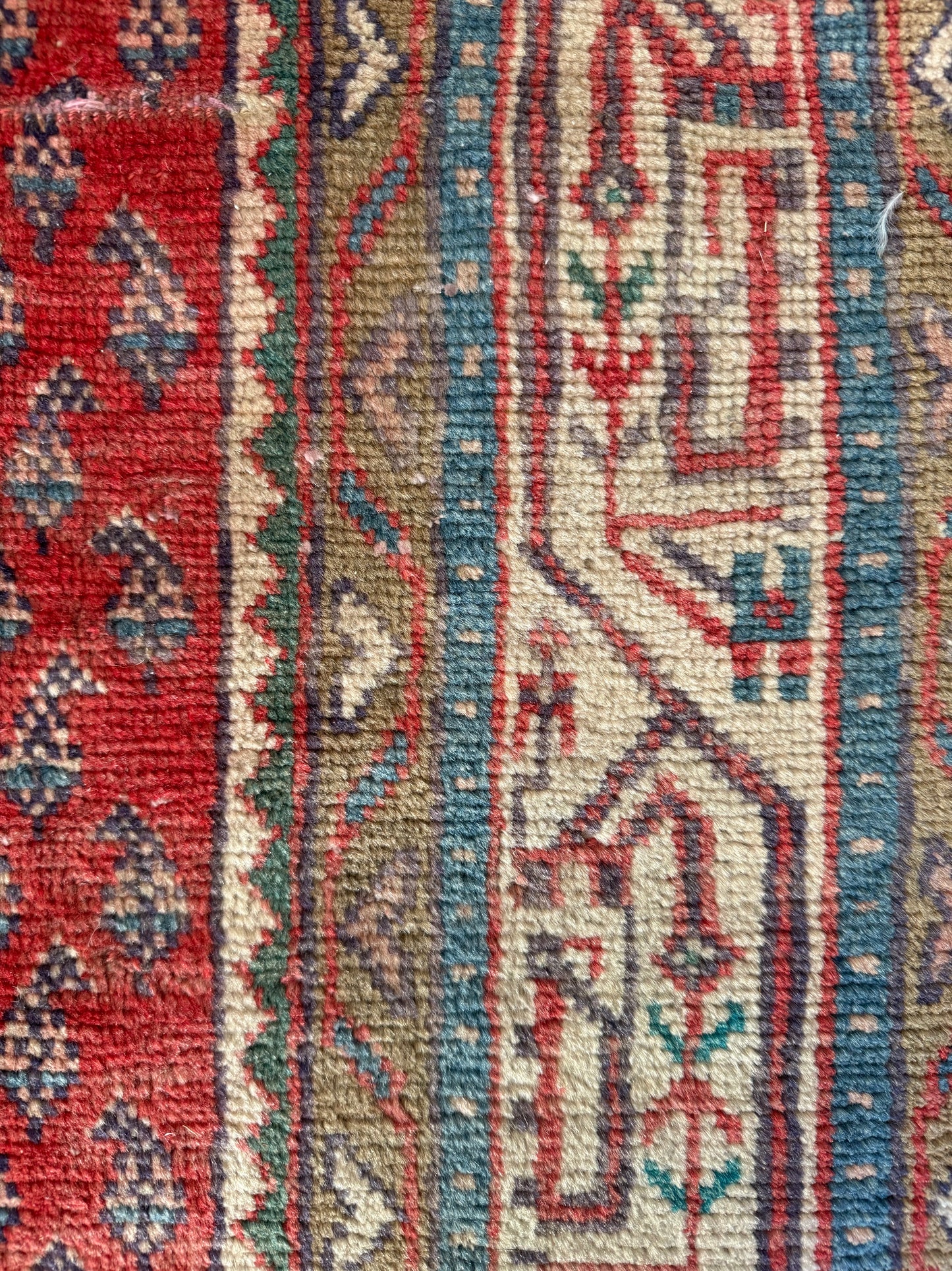 Vintage Hand-Knotted Persian Sarouk-Mir Boteh 6'6" x 4'1"