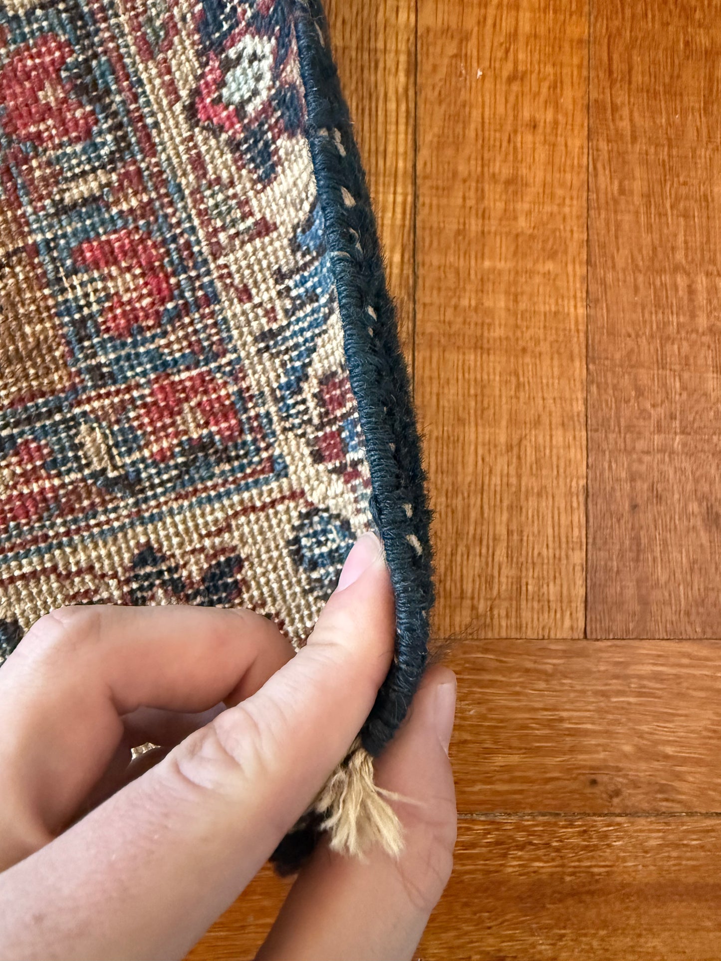 Antique Hand-Knotted Persian Prayer Rug 3’6” x 2’5”